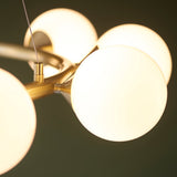 Brammoor Ring Gloss 10 Light Pendant - Satin Brushed Gold