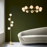 Brammoor Ring Gloss 10 Light Pendant - Satin Brushed Gold