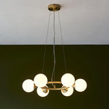 Brammoor Ring Gloss 6 Light Pendant - Satin Brushed Gold