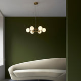 Brammoor Ring Gloss 6 Light Pendant - Satin Brushed Gold