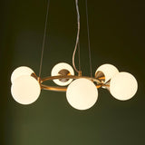 Brammoor Ring Gloss 6 Light Pendant - Satin Brushed Gold