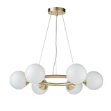 Brammoor Ring Gloss 6 Light Pendant - Satin Brushed Gold