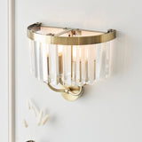 Calverdale Cut 2 Light Wall Light - Antique Brass