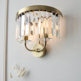 Calverdale Cut 2 Light Wall Light - Antique Brass