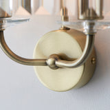 Calverdale Cut 2 Light Wall Light - Antique Brass