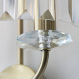 Calverdale Cut 2 Light Wall Light - Antique Brass
