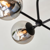 Haldmere Semi-flush 4 Light Flush Ceiling Light - Matt Black Grey