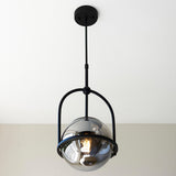 Haldmere Single Adjustable Stem Pendant - Matt Black Grey