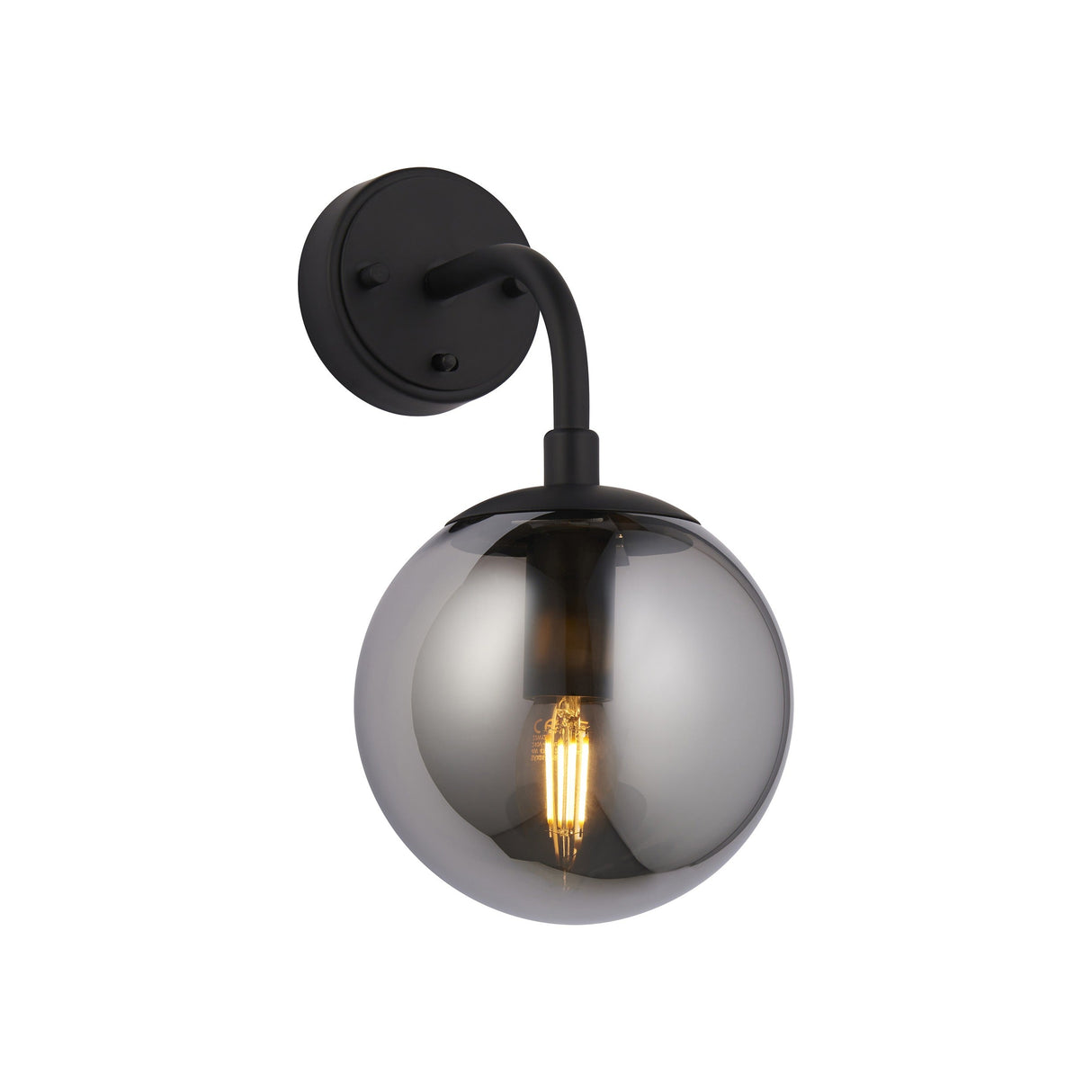Haldmere Wall Light - Matt Black Grey