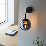Haldmere Wall Light - Matt Black Grey
