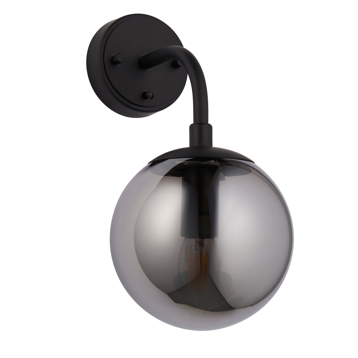 Haldmere Wall Light - Matt Black Grey