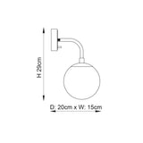 Haldmere Wall Light - Matt Black Grey