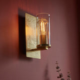 Pyleford Hammered Wall Light - Brass