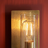 Pyleford Hammered Wall Light - Brass