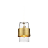 Pyleford Hammered Pendant - Brass