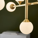 Brammoor Gloss 10 Light Pendant - Satin Brushed Gold