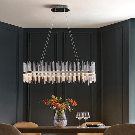 Rookhurst Rod Linear Pendant - Chrome
