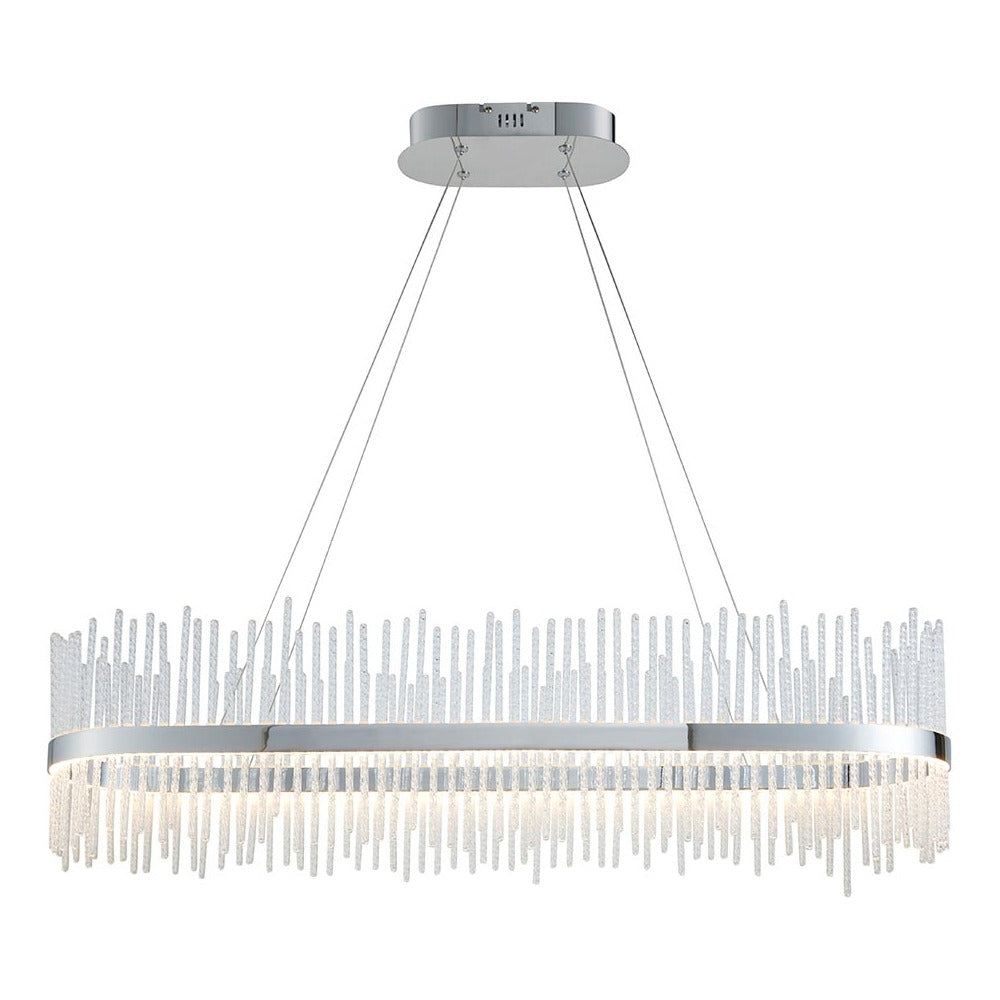 Rookhurst Rod Linear Pendant - Chrome