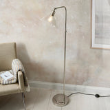 Vellmere Floor Lamp - Clear Bright Nickel