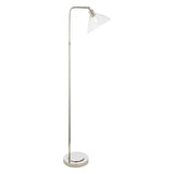 Vellmere Floor Lamp - Clear Bright Nickel