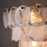 Rillmere Tiered 9 Light Pendant - White Clear
