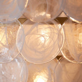 Rillmere Tiered 9 Light Pendant - White Clear