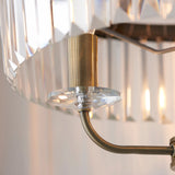 Calverdale Cut Floor Lamp - Antique Brass