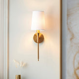 Elverton Vintage Wall Light - Brass White