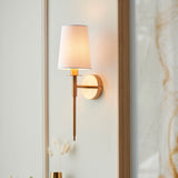 Elverton Vintage Wall Light - Brass White