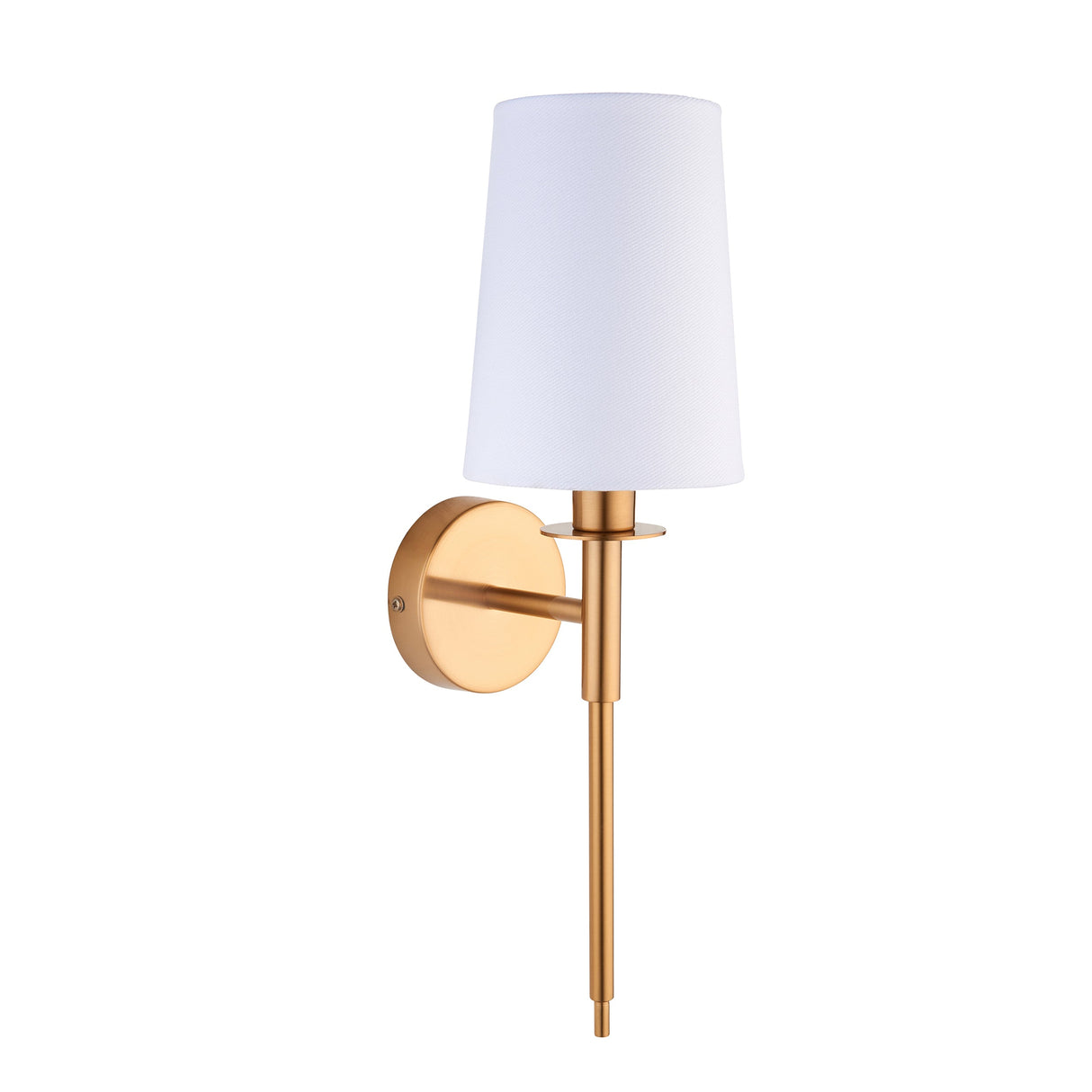 Elverton Vintage Wall Light - Brass White