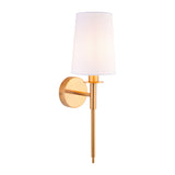 Elverton Vintage Wall Light - Brass White