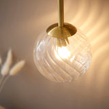 Mossgrove Twisted 2 Light Wall Light - Brushed Aged Brass
