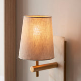Fernhaven Vintage Tapered Wall Light - Brass White Marble