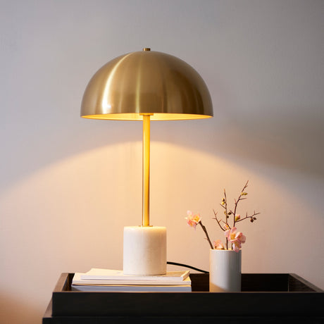 Fernhaven Table Lamp - Brushed Aged Brass