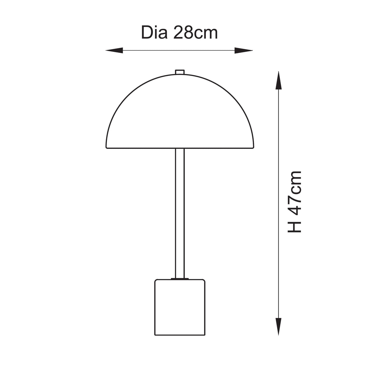 Fernhaven Table Lamp - Brushed Aged Brass