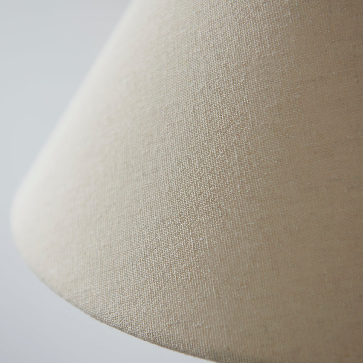 Fernhaven Fabric Table Lamp - Brushed Aged Brass