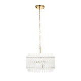 Nettlecote 3 Light Pendant - Brushed Aged Brass