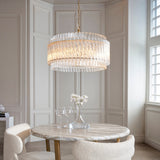 Nettlecote 5 Light Pendant - Brushed Aged Brass