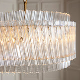 Nettlecote 5 Light Pendant - Brushed Aged Brass
