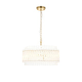 Nettlecote 5 Light Pendant - Brushed Aged Brass