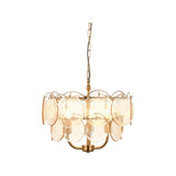 Ryewold Handmade Champagne 3 Light Pendant - Brushed Aged Brass