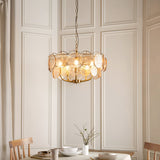 Ryewold Handmade Champagne 5 Light Pendant - Brushed Aged Brass