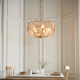 Ryewold Handmade Champagne 5 Light Pendant - Brushed Aged Brass