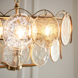 Ryewold Handmade Champagne 5 Light Pendant - Brushed Aged Brass