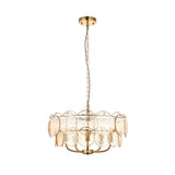 Ryewold Handmade Champagne 5 Light Pendant - Brushed Aged Brass