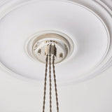 Fennhollow Ribbed Cluster 3 Light Pendant - Bright Nickel Clear