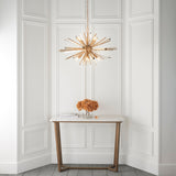 Selmoor Large Shards 8 Light Pendant - Antique Brass Plated