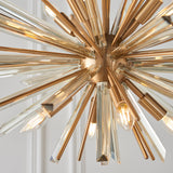 Selmoor Large Shards 8 Light Pendant - Antique Brass Plated