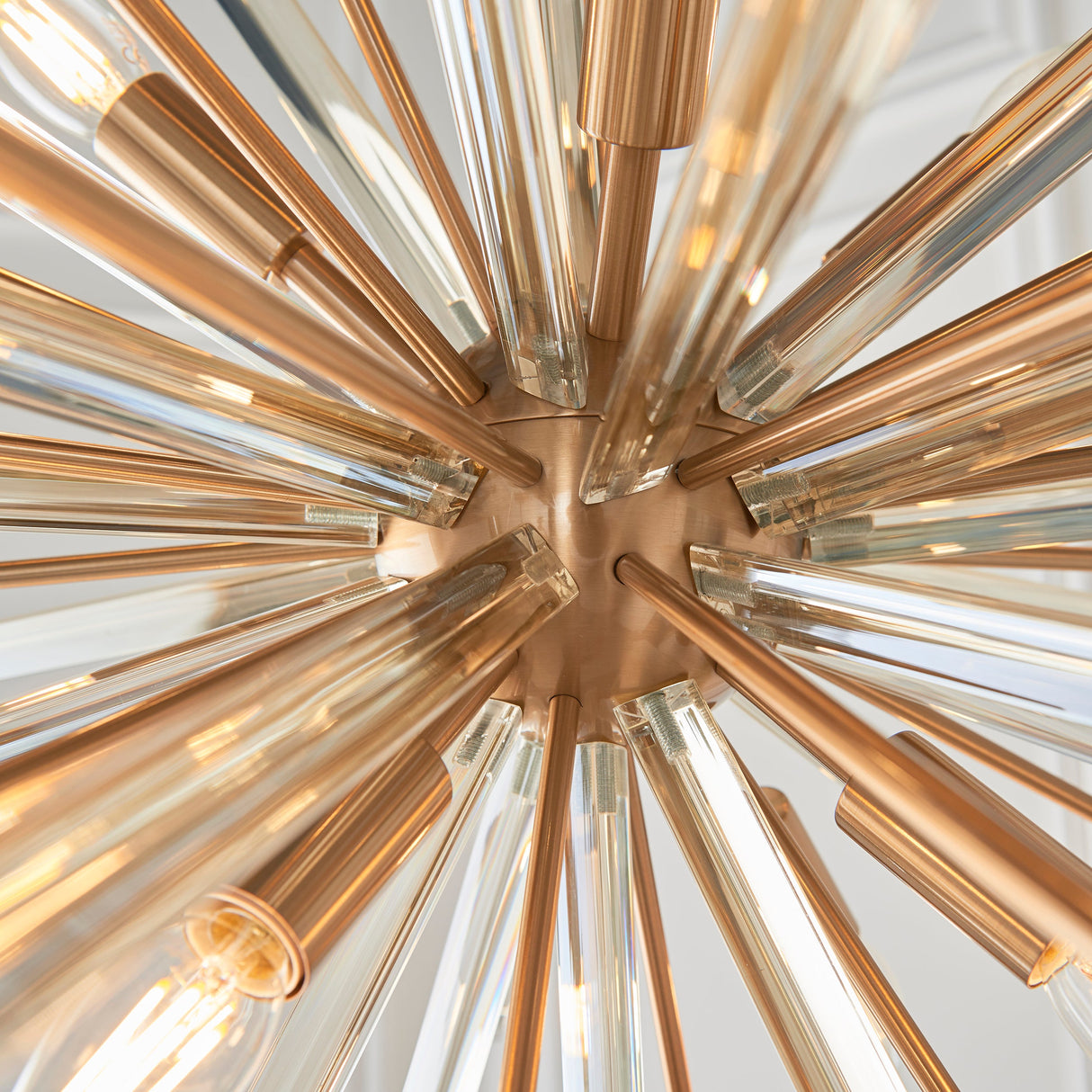 Selmoor Large Shards 8 Light Pendant - Antique Brass Plated