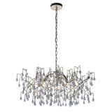 Brayworth Branch Droplets 4 Light Chandelier - Aged Silver